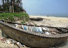 IMG 0842A  Traditionel gammel bambus kurvebåd "Thung Chai" ved Cua Dai stranden - Hoi An